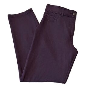 MACY'S STYLE & CO. Pants Dark purple Stretchy Straight leg Size 10 ike new